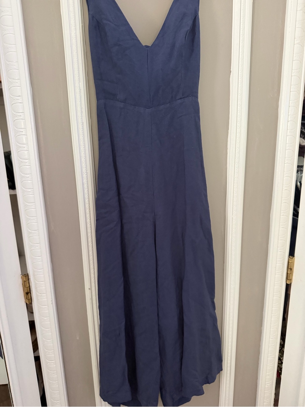 Amuse Society Deep Navy V-Neck jumpsuit